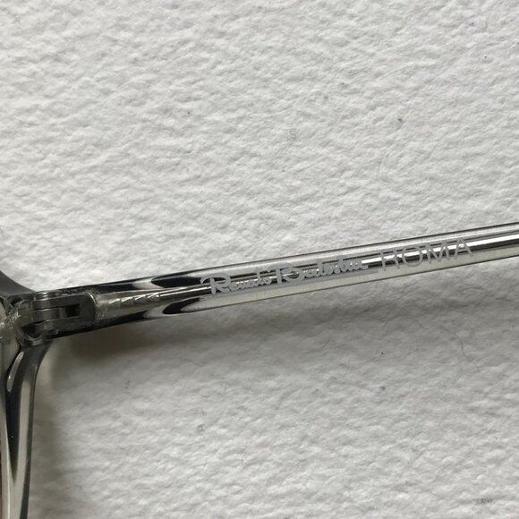 Renato Balestra NOS 1970s Vintage Black & Yellow Plastic Eyeglasses Frames - Picture 5 of 6